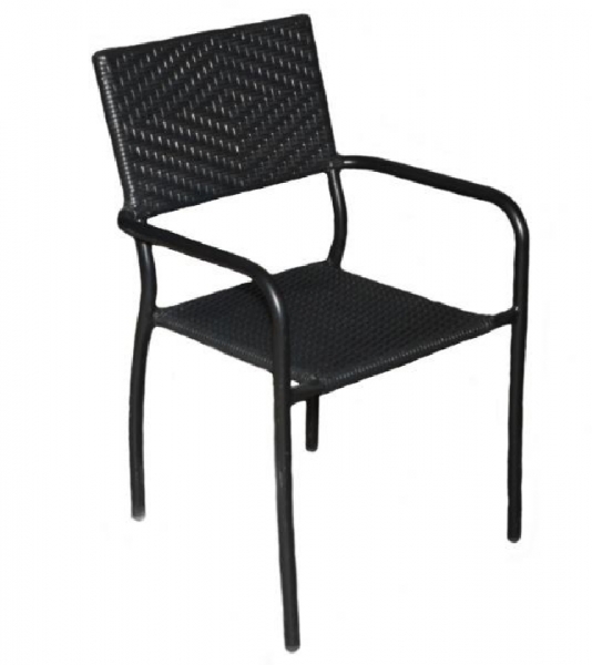 Обідній стілець Балі CRUZO alu чорний os0001