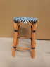 Барний табурет з ротангу Chevron Bar Stool ТМ Cruzo