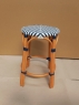 Барний табурет з ротангу Chevron Bar Stool ТМ Cruzo