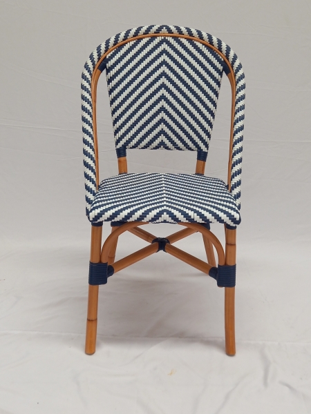 Стілець Французський бістро ротанговий Chevron Side Chair Cruzo