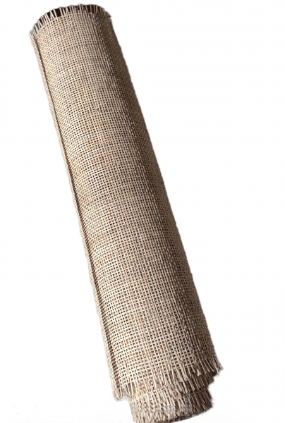 Ротангова сітка з квадратним отвором, плетене полотно з кори натурального ротангу Cruzo "Радіо плетіння"