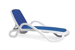 Шезлонг Alfa Bianco Blu Nardi 40416.00.112