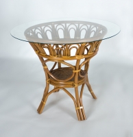 Стіл обідній Асканія натуральний ротанг королівський дуб, Cruzo, ok0020