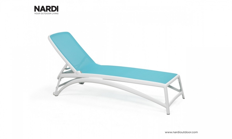 Шезлонг Nardi Atlantico Bianco Celeste 40450.00.075