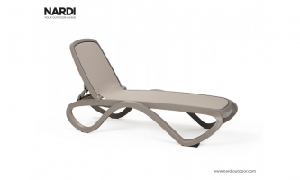Шезлонг Nardi Omega Tortora Tortora 40417.10.124