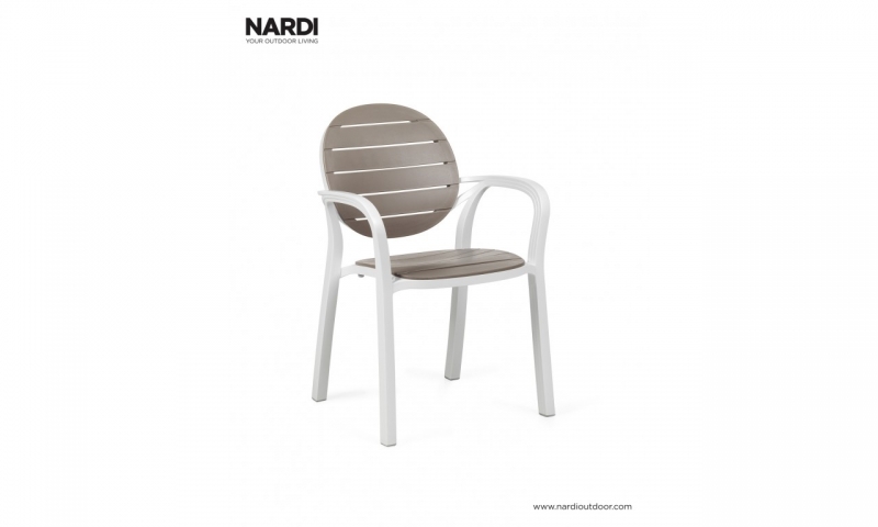 Кресло Nardi Palma Bianco Tortora 40237.00.001