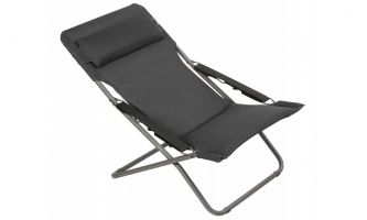 Кресло-шезлонг Lafuma Transabed BC Dark Grey LFM2829-8902