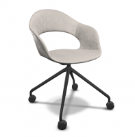 Крісло на коліщатках Lady B Pop S•CAB, 82×65×57 см, м'яка оббивка, каркас VN