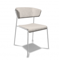 Крісло на коліщатках Lady B Pop S•CAB, 82×65×57 см, м'яка оббивка, каркас VN