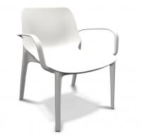 Крісло S•CAB GINEVRA LOUNGE ART. 2351, технополімер, 78×68×62 см
