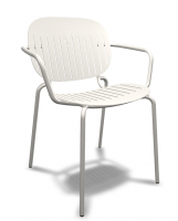 S•CAB SI-SI BARCODE металевий стілець з перфорованою спинкою 55x50x80 см