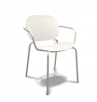 Крісло ART. 2502 з оцинкованої сталі S•CAB SI-SI 80×55×66 см