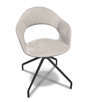 Крісло на поворотній основі Lady B POP S•CAB 82×60×57 см, технополімер, каркас VN