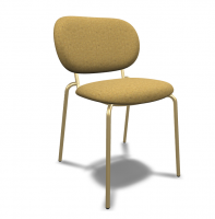 Стілець з м'якою оббивкою S-CAB Si-Si Bold Chair 80x62x53 см