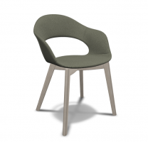 Крісло Natural Lady B Pop S•CAB, м'яка оббивка, каркас із бука, 82×60×57 см