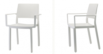 Стілець з підлокітниками Kate S•CAB, 50x50x84 см