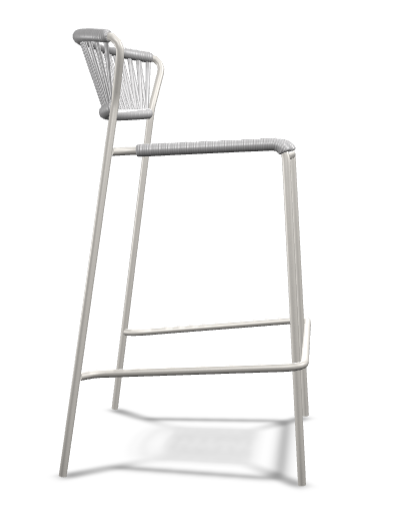 Барний стілець S•CAB LISA CLUB ART. 2875/2876, 98×50×50 см / 93×50×50 см