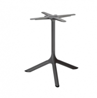 Низька основа для столу S•CAB TRIPÈ FIXED ART. 5004, сталь із порошковим покриттям, висота 50 см, Ø 61 см