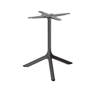 Низька основа для столу S•CAB TRIPÈ FIXED ART. 5004, сталь із порошковим покриттям, висота 50 см, Ø 61 см