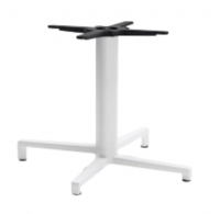 Основа для столу S•CAB DOMINO FIXED ART. 5145, алюміній, висота 50 см, стільниця Ø80/80x80 см