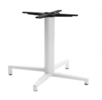 Основа для столу S•CAB DOMINO FIXED ART. 5145, алюміній, висота 50 см, стільниця Ø80/80x80 см