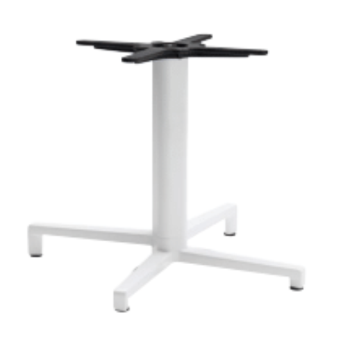 Основа для столу S•CAB DOMINO FIXED ART. 5145, алюміній, висота 50 см, стільниця Ø80/80x80 см