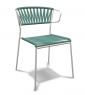 Барний стілець S•CAB Lisa Filò ART. 2871 висота 75 см, ART. 2872 висота 65 см, каркас цинк, обплетення морським канатом